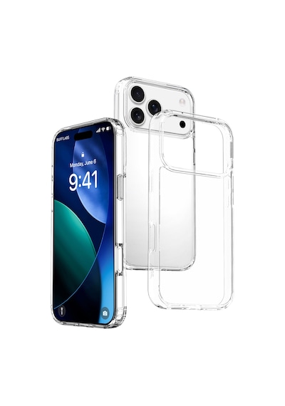 Buff Apple Uyumlu iPhone 17 Pro Max Air Hybrid Şeffaf Kılıf