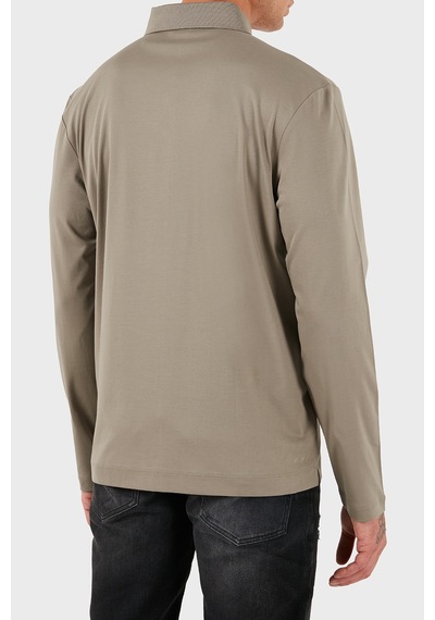 Boss Erkek Polo Yaka Sweat 50523917 245 Haki Haki