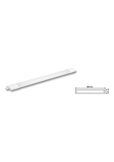18w Oval Led Etanj Armatür 6500k Beyaz Işık 2 Adet
