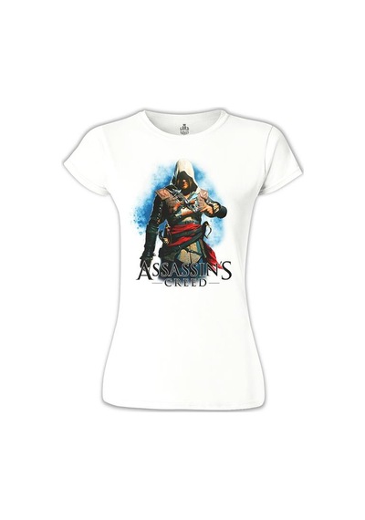 Assassin's Creed Beyaz Kadın Tshirt 001