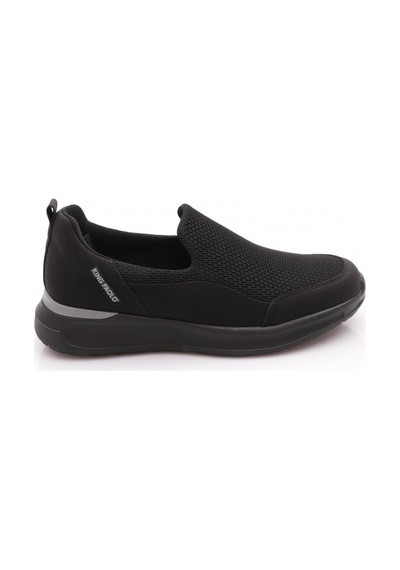 King Paolo H1255 Erkek Walk Slip Krakers Spor Ayakkabı Siyah