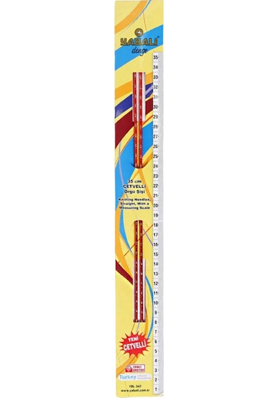 Örgü Şiş Cetvelli 6 Numara 35 Cm