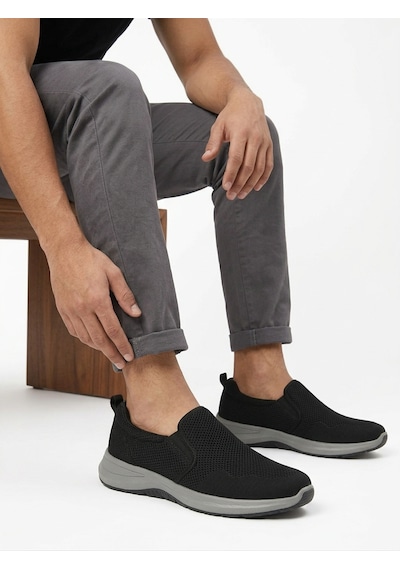 Tarzbu Erkek Siyah Bağcıksız Spor Ayakkabı - Nefes Alabilen Fileli Slip-on Günlük Yürüyüş Ayakkabısı Tarzpoli92 Tarzbu Erkek Siyah Bağcıksız Spor Ayakkabı - Nefes Alabilen Fileli Slip-on Günlük Yürüyüş Ayakkabısı Tarzpoli92