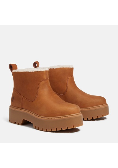 Timberland Stone Street Mid Warm Lined Boot Kadın Bot-32139 Kahverengi