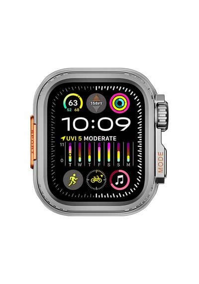 Apple Uyumlu  Watch 7 45mm To Ultra 49mm Kasa Dönüştürücü Zore Gard 33