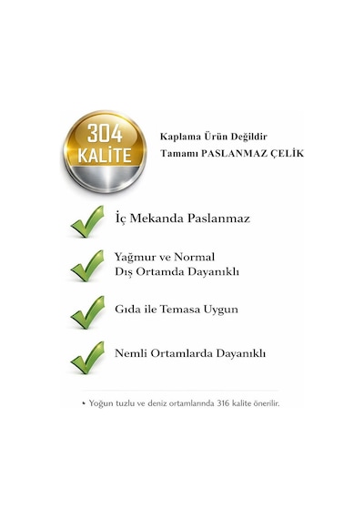 Paslanmaz Çelik Ø4mm Çubuk Mil 304 Kalite 1 Metre
