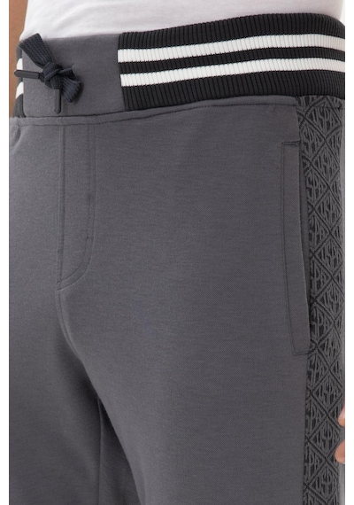 U.S. Polo Assn. Lastikli Bel Regular Fit Erkek Örme Pantolon Gri