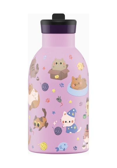 Clima Bottle Meow Friends Paslanmaz Çelik Termos 330 Ml Renkli