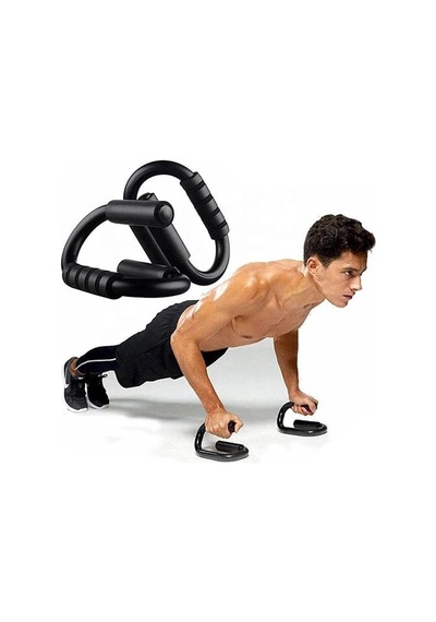 Buffer Siyah Push Up Stands Profesyonel Şınav Aleti