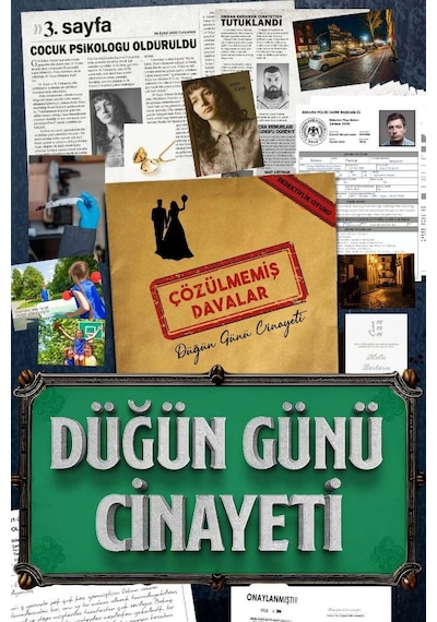 Çözülmemiş Davalar Düğün Günü Cinayeti Dedektif Oyunu Suçluyu Bulma Dedektiflik Oyunu, Cinayet Çözme Katili Bulma Oyunu