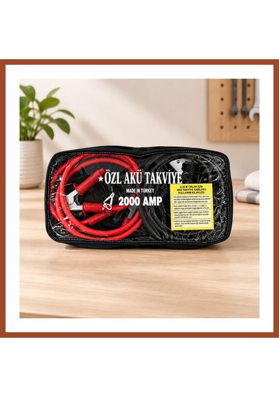 Bezos 2000 Amp Akü Takviye Kablosu 2 M Pro