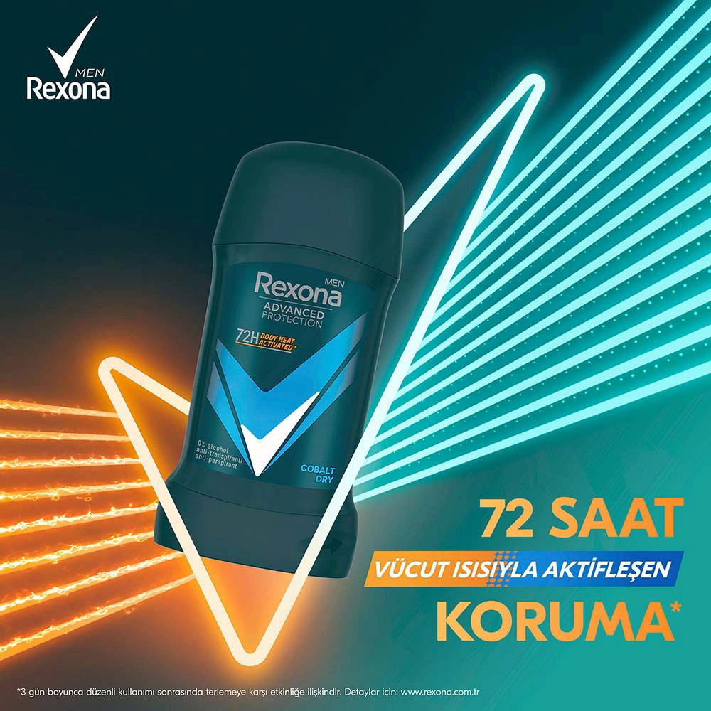 Rexona Men Erkek Stick Deodorant Cobalt Dry 50 Ml X2
