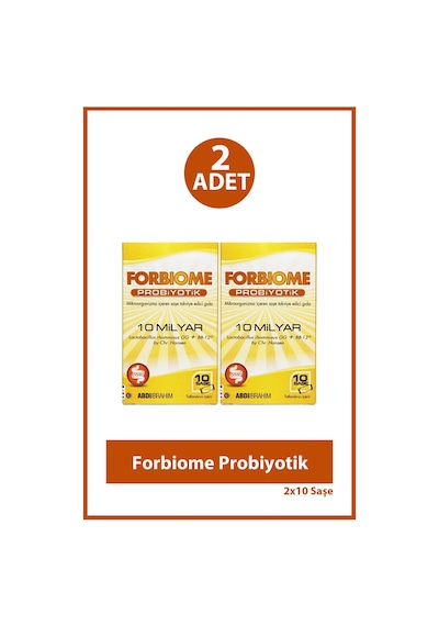 Forbiome Probiyotik 10 Saşe 2 Adet
