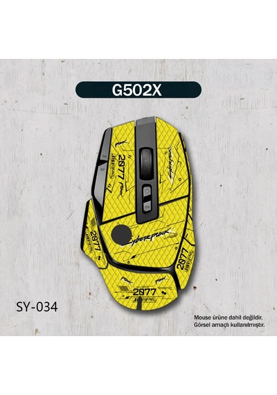 G502x Uyumlu Gaming Mouse Grip Tape Kaymaz Ter Emici Yapışkanlı Koruyucu Mouse Kaplama Sticker Sy034