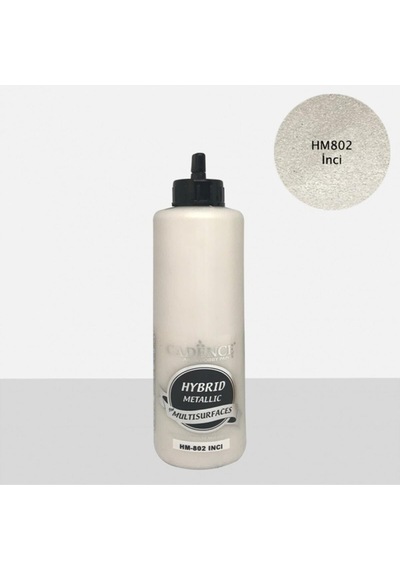 Cadence Hibrit Metalik Multisurface Akrilik Boya 500 Ml Hm802 Inci