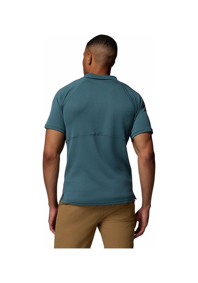 Columbia Men's Alpine Chill Pro Erkek Polo Yaka Tişört Ao3828 Mavi