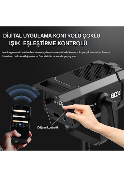 Gdx Cn-300c Iı Video Ve Fotoğraf Sürekli Tekli Işık Seti