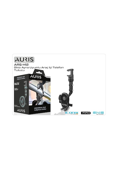 Telefon Tutucu Dikiz Ayna Uyumlu Auris Ars-h12 Çok Renkli
