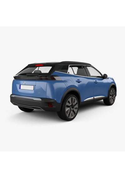 Peugeot 2008 Cam Çerçevesi - Krom 12 Parça 2020+