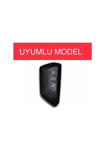 Seat Leon Fr Mk4 Ve Golf 8 Uyumlu Lüx Anahtar Koruma Kılıfı Siyah