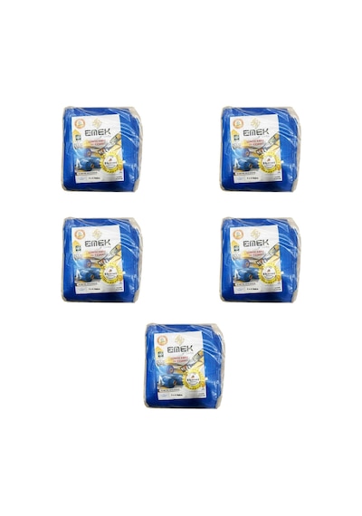 Emek Çadır Kumaşı Branda Tente Uv Güneşlik Gölgelik Koruma Yağmur Su Geçirmez - 2x4 Metre - 5 Paket