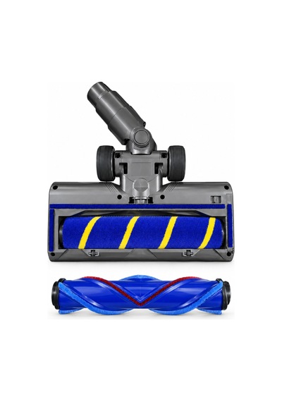 Clean Dyson V7 V8 V10 V11 V15 Uyumlu Led Işıklı Turbo Emici Başlık Lacivert