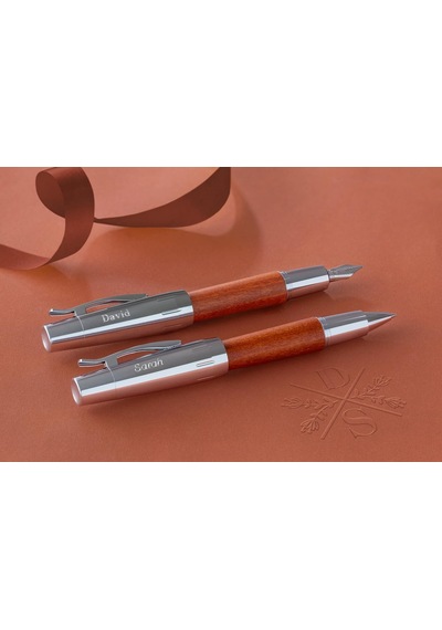 Faber-castell E-motion Krom/ahşap Roller, Kahverengi Çok Renkli