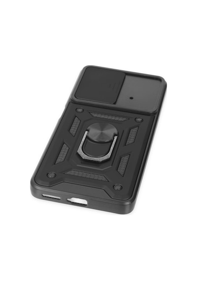 Xiaomi Poco X4 Pro 5g Uyumlu Kılıf Pars Lens Yüzüklü Silikon - Siyah Çok Renkli