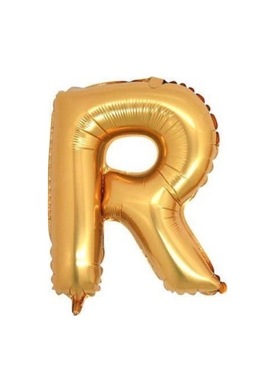 R Folyo Balon Gold 100 Cm Helyum Balon Uçan Balon Turuncu