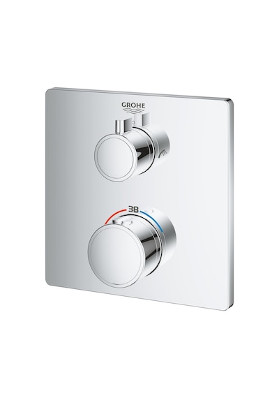 Grohe Grohtherm Termostatik Banyo Duş Bataryası 2 Çıkışlı Divertörlü- 24080000