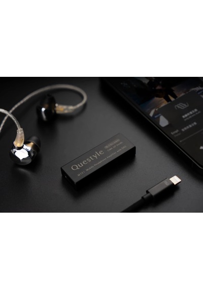 Questyle M12i, Taşınabilir Usb Dac, Yüksek Çözünürlüklü Hi-fi Ses, Kulaklık Amfisi - Siyah