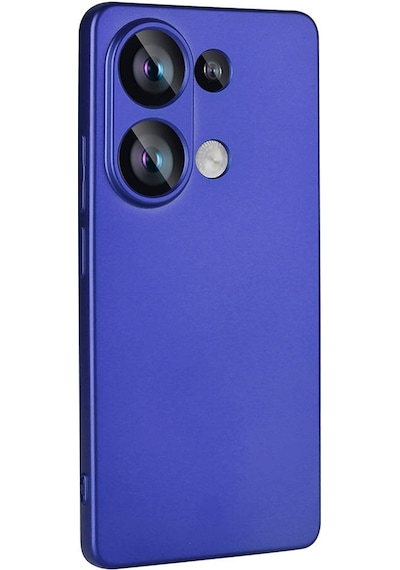 Ekılıf - Xiaomi Redmi Note 13 4g Uyumlu Kılıf Mat Soft Premier Silikon Kapak - Saks Mavi