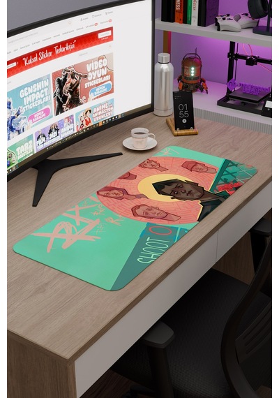 Detroit Become Human Dikişli Kauçuk Oyuncu Mousepad V5 - 70x30 Xl Gaming Mouse Pad