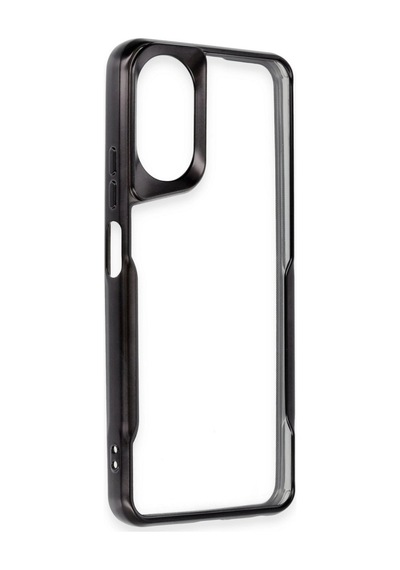 Realme 12 Lite Kılıf Boyi Silikon Kapak - Siyah -