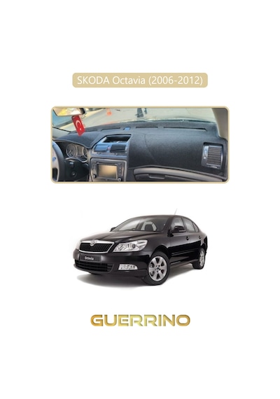 Skoda Octavia 2009-2012 Torpido Koruma Halısı Bej Kenar