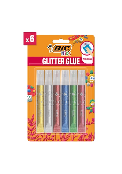 Bic Simli Yapıştırıcı Metalik 6 Renk