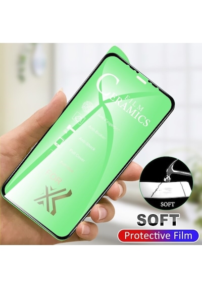 Apple Uyumlu   iPhone 12 Pro Max 6.7" 5D Mat Ekran Koruyucu