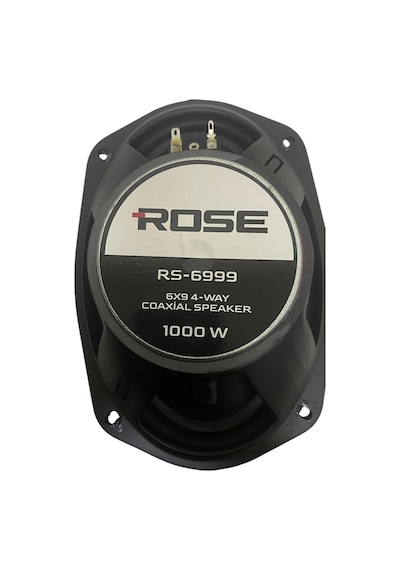 Rose 1000w 6 X 9" 4 Yollu Koaksiyel Hoparlör - Telli Kapaklı 2li Set