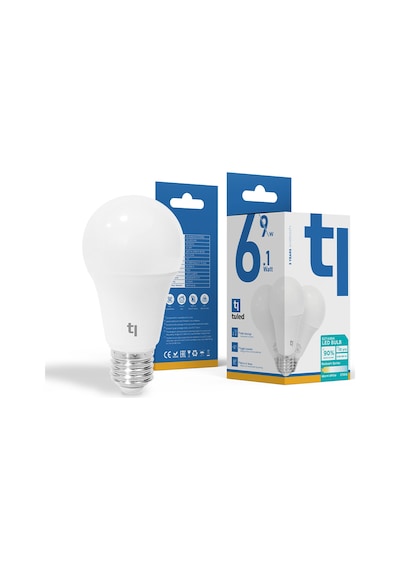 Tuled Redeem A60A E27 Led Ampul, Titreşimsiz, Göz Konforu, Tekli, Sıcak Beyaz, 2700 Kelvin