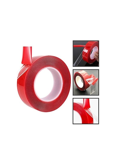 Çift Taraflı Bant 10 MM x 10 M Güçlü Tutuş Su Bazlı