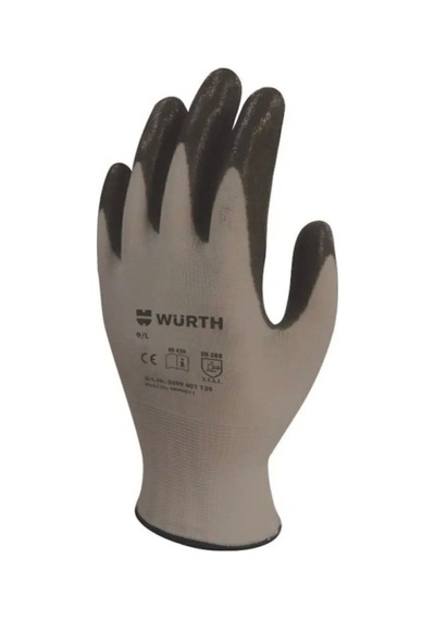 İş Eldiveni Xl 12 Çift Gri Gri