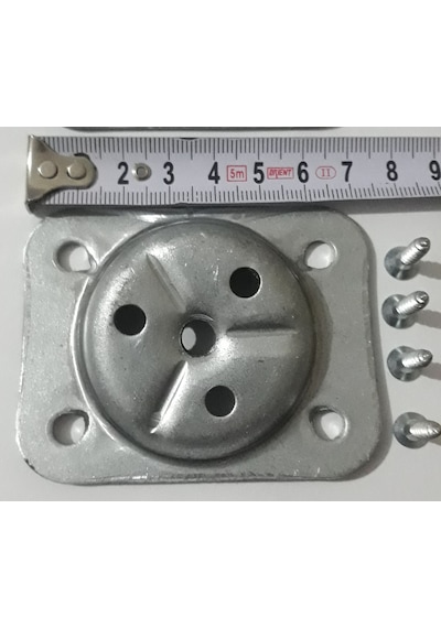 BARERMO 4 Adet Metal Sehpa Ve Ahşap Ayak Bağlantı Aparatı Açılı A