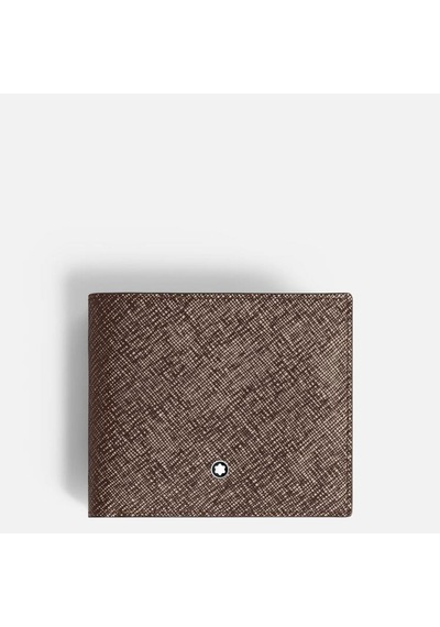 198832 Mont Blanc Sartorial 8cc Kahve Cüzdan Çok Renkli