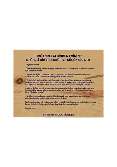 Boncuklu Sehpa Bej