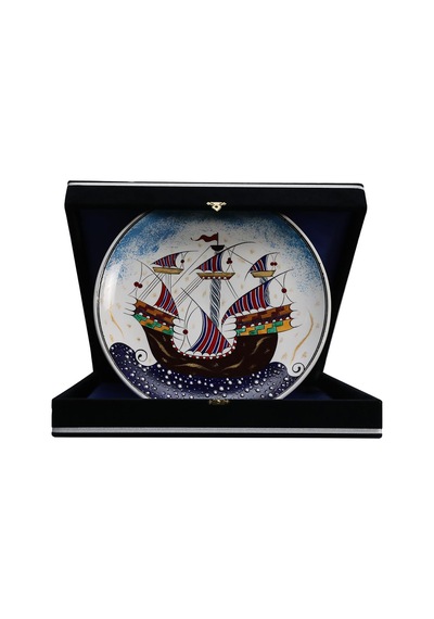 E38 El İşçiliği Çini Tabak 30 Cm - 6171