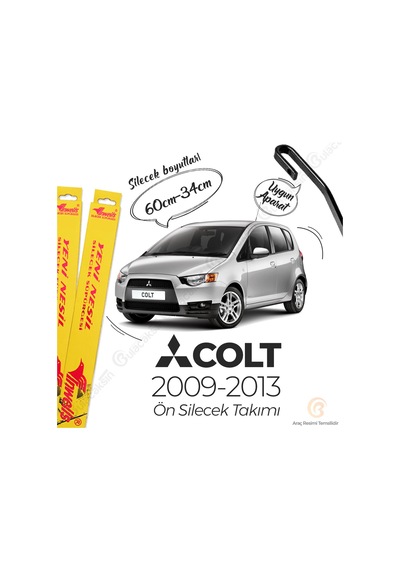 Mitsubishi Colt Muz Silecek Takımı 2009-2013 İnwells