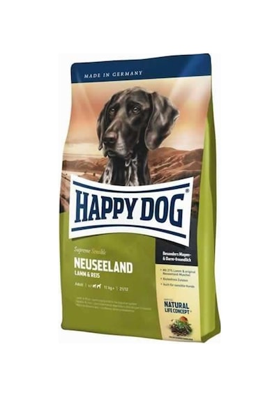Happy Dog Kuzu Etli Pirinçli Yetişkin Köpek Maması 12.5 KG