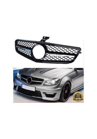 Autogp Mercedes W204 C63 Amg Ön Panjur Izgara Seti 2007 / 2012