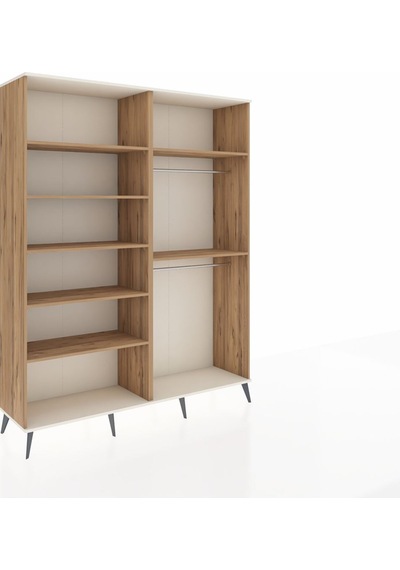 Hyperion Gardrop 7 Raflı 2 Askılı 176x44x221 Çam-aytaşı/çam Aytaşı/çam Hyperion Gardrop 7 Raflı 2 Askılı 176x44x221 Çam-aytaşı/çam Aytaşı/çam