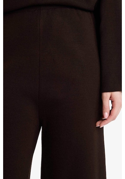 Defacto Wide Leg Triko Pantolon G7248ax25cwbn320 Kahve-bn320